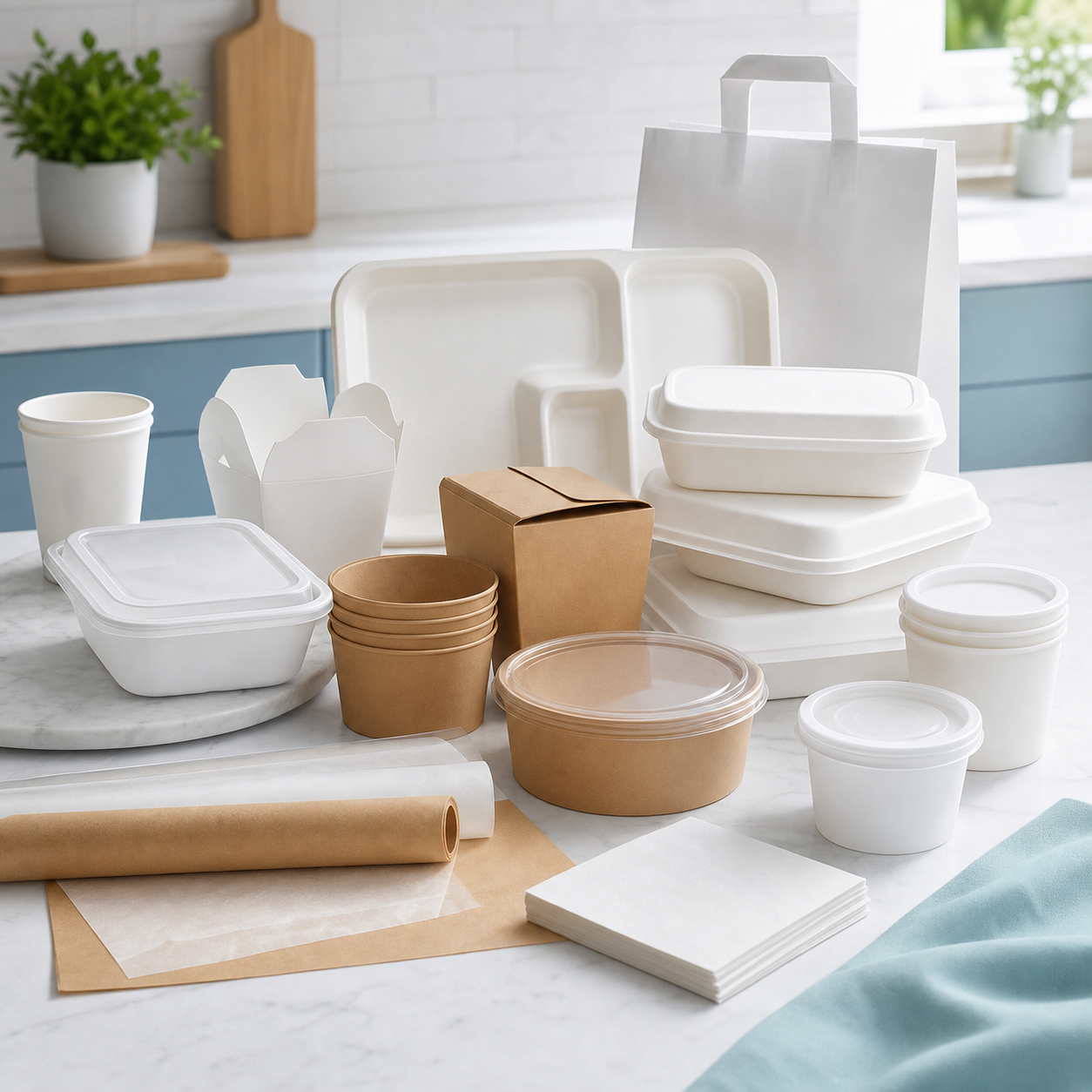 Kitchen and food packaging