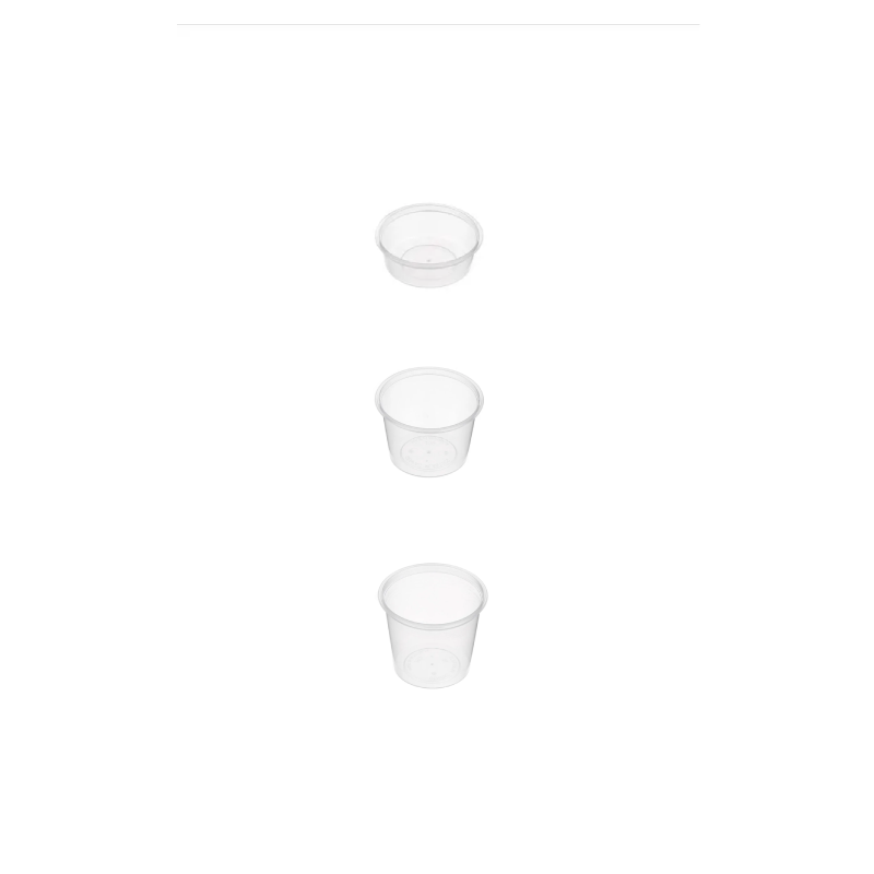 Plastic Round Sauce Container