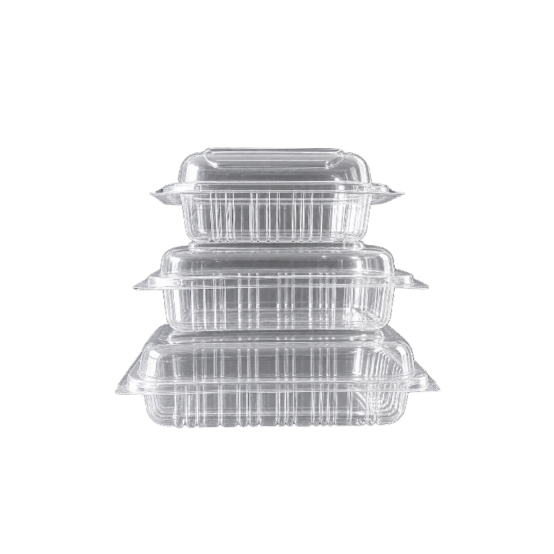 Rectangular Hinged Lid Containers